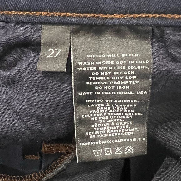 J Brand Women's Ink Blue Skinny Leg Jeans Size 27 - Picture 4 of 5